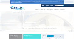 Desktop Screenshot of lactalisingredients.com