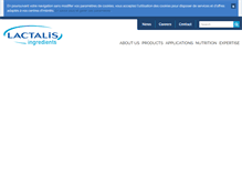 Tablet Screenshot of lactalisingredients.com